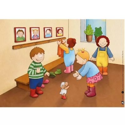 Kinder, Kleidung, Socken, Bilderrahmen, Puppe