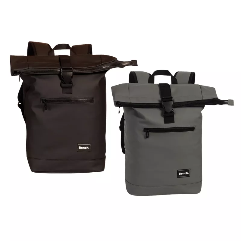 Rucksack, Handgepäck, Reisetasche, Rollverschluss-Rucksack, Bench
