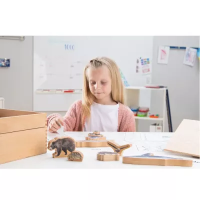 kinder, holzspielzeug, holzfiguren, tischspiel, lernmaterialien