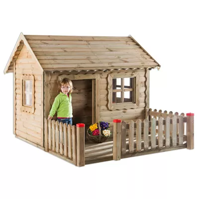Kinderspielhaus, Holzhaus, Spielhaus, Holzspielhaus, Spieltageshaus