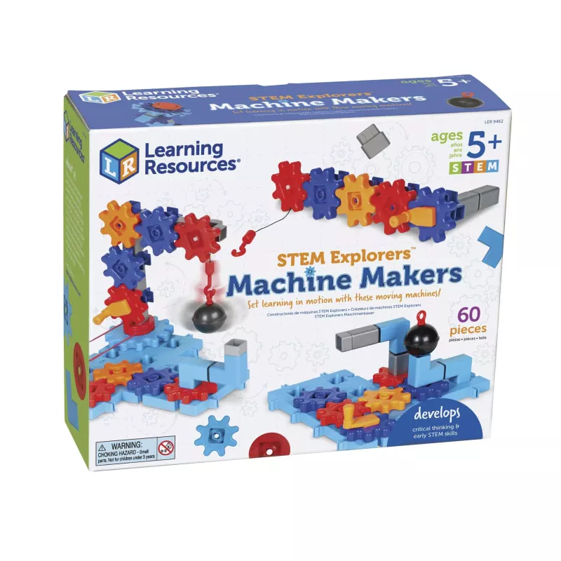 Klemmspielzeug, Bausteine, Maschinenwerkzeug, STEAM, Kreiselmechanik