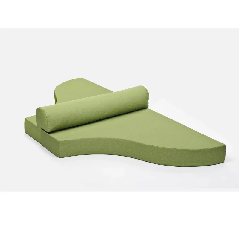 Sofa, Couch, Sectional, Grün, Kissen