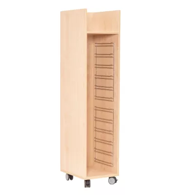 Kabinett, Rollcontainer, Holz, Schubladenhalter, Rolllagerung