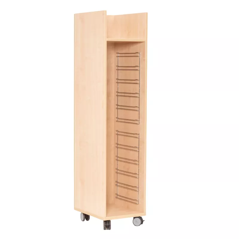 Kabinett, Rollcontainer, Holz, Schubladenhalter, Rolllagerung