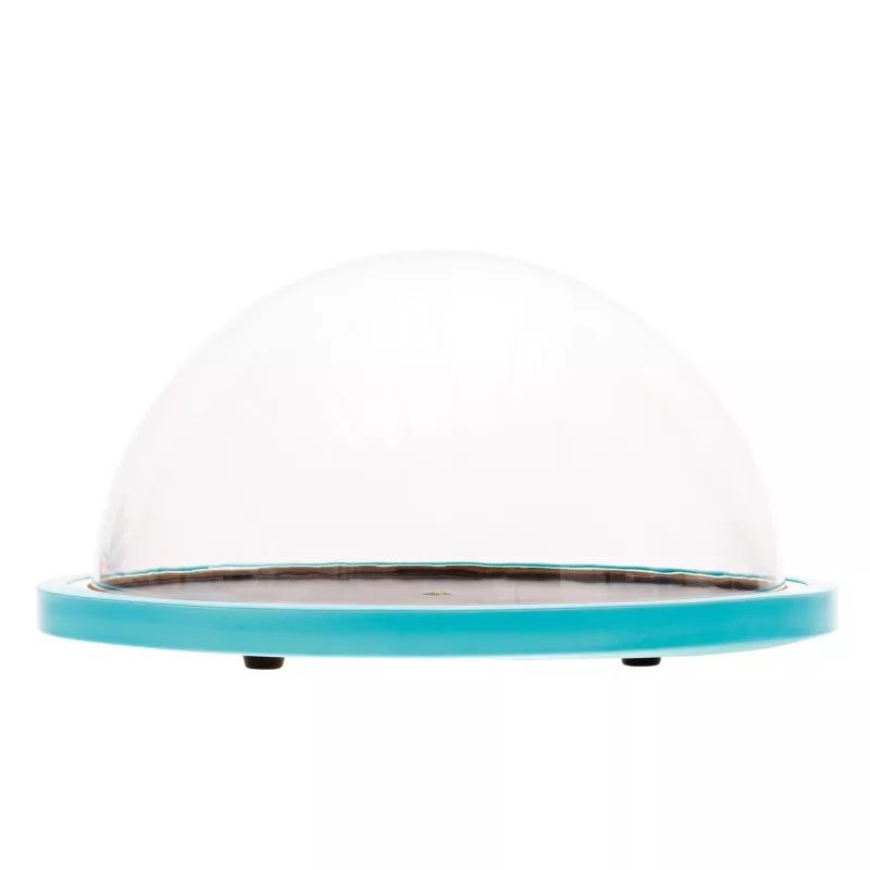 Cove light, Dome lid, Acrylic dome, Blue base, Display case