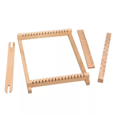 Holzrahmen, Webrahmen, Helfer-Set, Bausatz, Zugkammerschiene