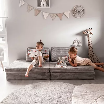 Kinderzimmer, Sofa, Giraffe, Spielzeug, Zeitschrift