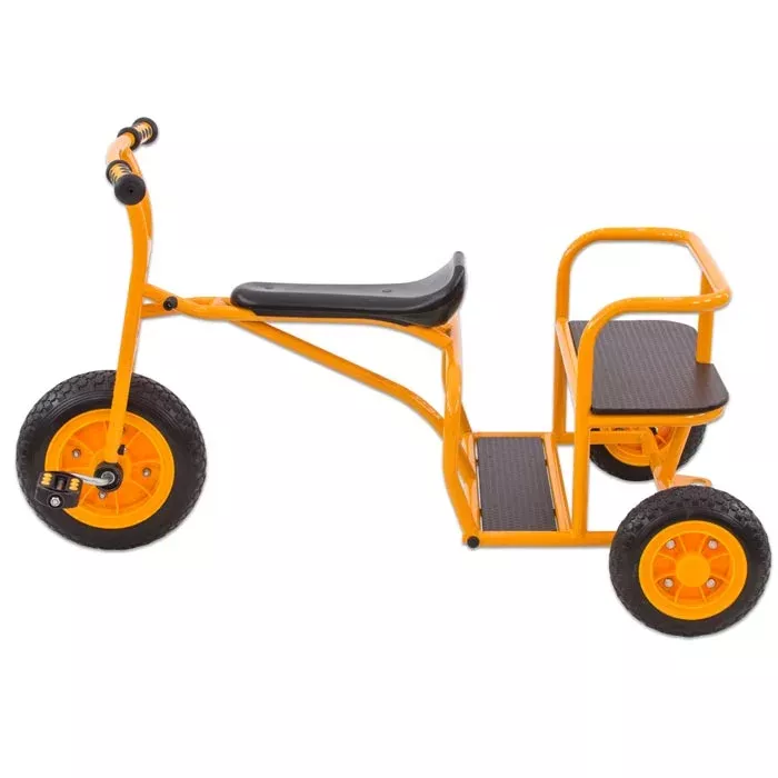 Kinderfahrzeug, Lastenrad, Dreirad, Gelb, Sitzbank