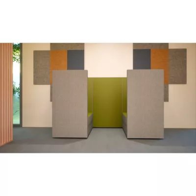 Sesselwand, Schallschutz, Sidewall, Akustikpaneel, Polsterbank