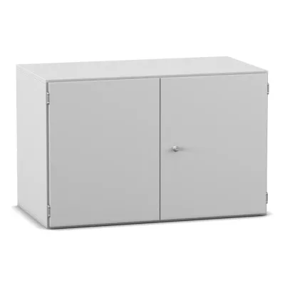 metalleschrank, schrank, doppelflügel, klein, einfache montage