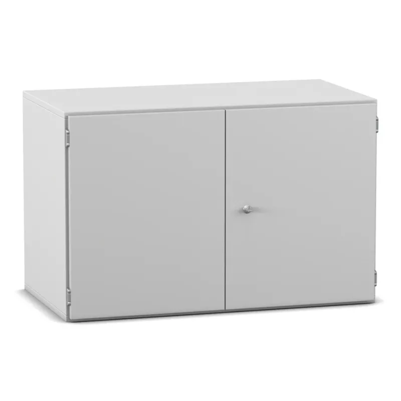 metalleschrank, schrank, doppelflügel, klein, einfache montage