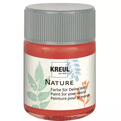 Acrylicfarben, Naturfarbe, Rote Farbe, Kreul Nature, Malflasche