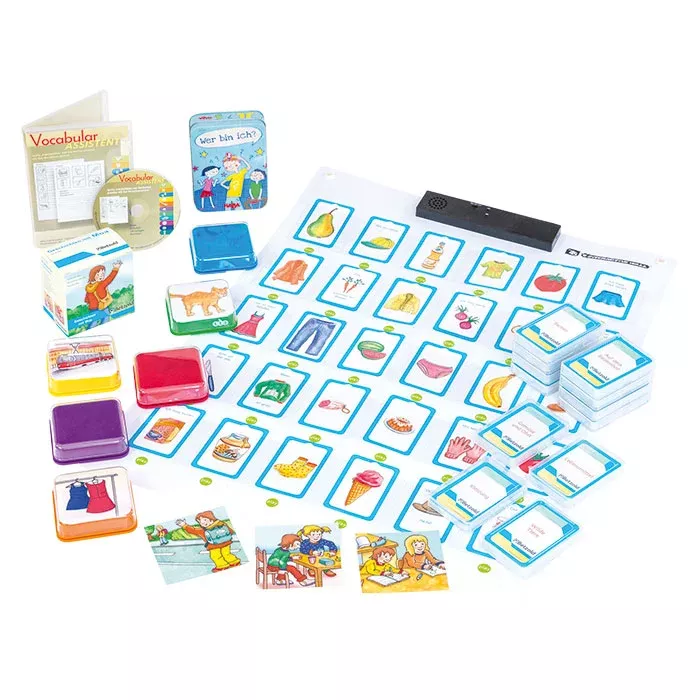 sprachspiel, lernspiel, karten, alphabet, pädagogisch