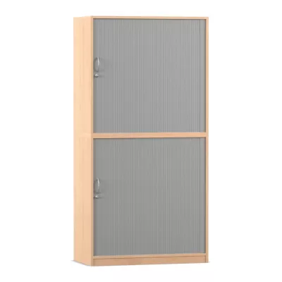 Schrank, Zweiflügeliger Schrank, Holz, Griffe, Riegel/Griffleisten