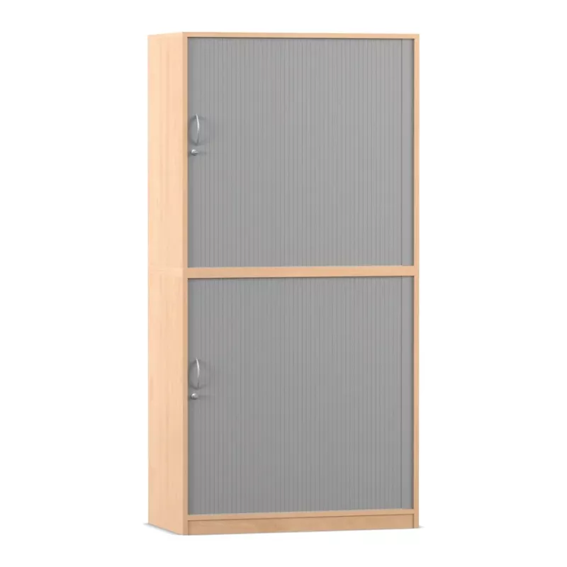 Schrank, Zweiflügeliger Schrank, Holz, Griffe, Riegel/Griffleisten