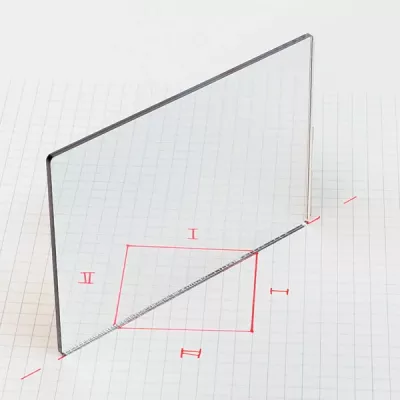glas, schutzscheibe, klarsichtplatte, diagramm-gitter, messlinien