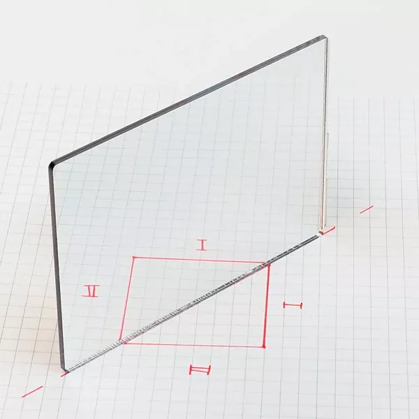glas, schutzscheibe, klarsichtplatte, diagramm-gitter, messlinien