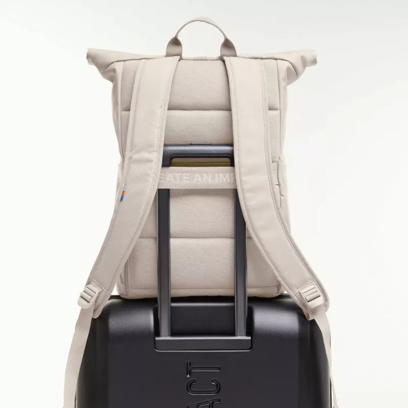 Rucksack, Beige, Tragbarer Rucksack, Schultasche, Tragegurte