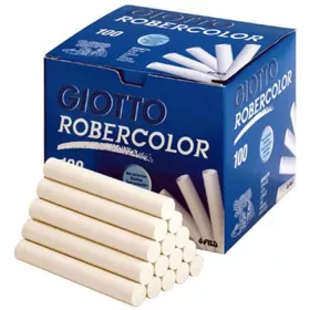 ROBERCOLOR Kreide - Ø 10 mm, 100 Stück, weiß