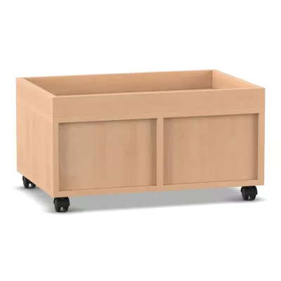 Rollcontainer, Holz, Rollen, Aufbewahrung, Schubkasten