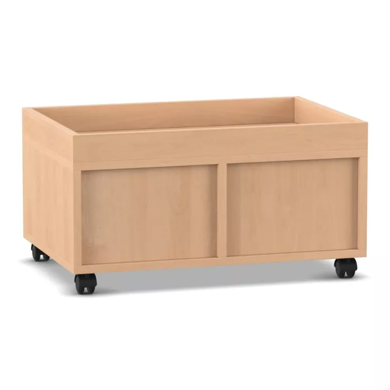 Rollcontainer, Holz, Rollen, Aufbewahrung, Schubkasten