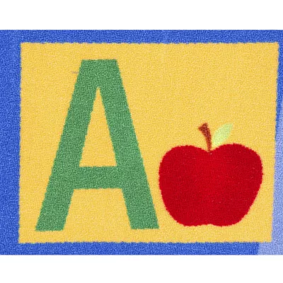 alphabet, apfel, buchstaben, kinder-teppich, bild
