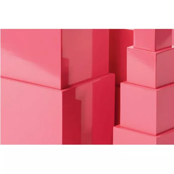 pink, blöcke, würfel, stapel, spielzeug