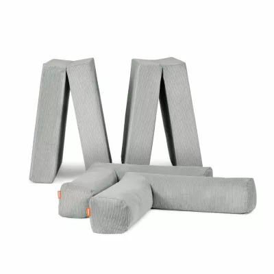 sofa legs, couch cushions, modular seating, grey fabric, corduroy texture