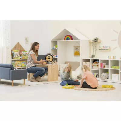 Kinderzimmer, Spielzeugregal, Holzspielzeug, Kinderzimmerdeko, Puzzle