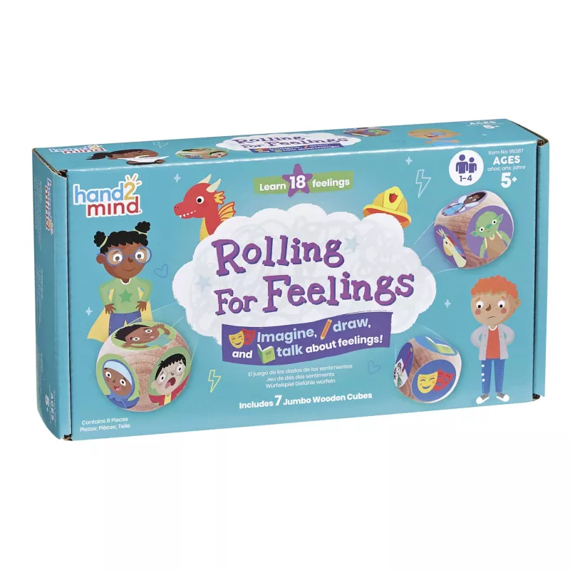 Holzwürfel, Rollenspiel, Kinderspiel, Kreativspiel, Feelings