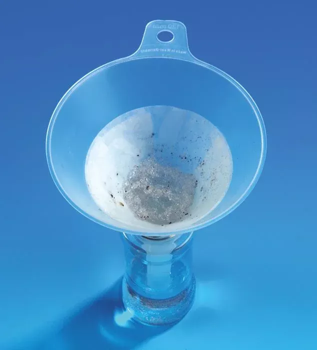sieve, sieve, blue, mesh, conical