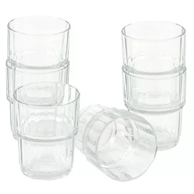 Glas, Stapelglas, Tumbler, Glasset, Transparentes Glas