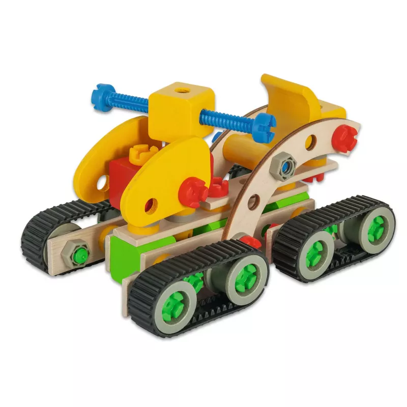 Konstruktion, Bausteine, Klemmbausteine, Gelb, Tankschlepper