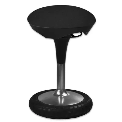 Sitzhocker, Stuhl, Tischfuß, Räderlos, schwarz