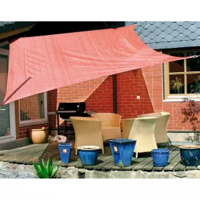 Sonnensegel Quadrat 500 x 500 cm rot