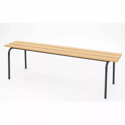 Holzbänke, Bank, Sitzbank, Metallbeine, Holzlatten