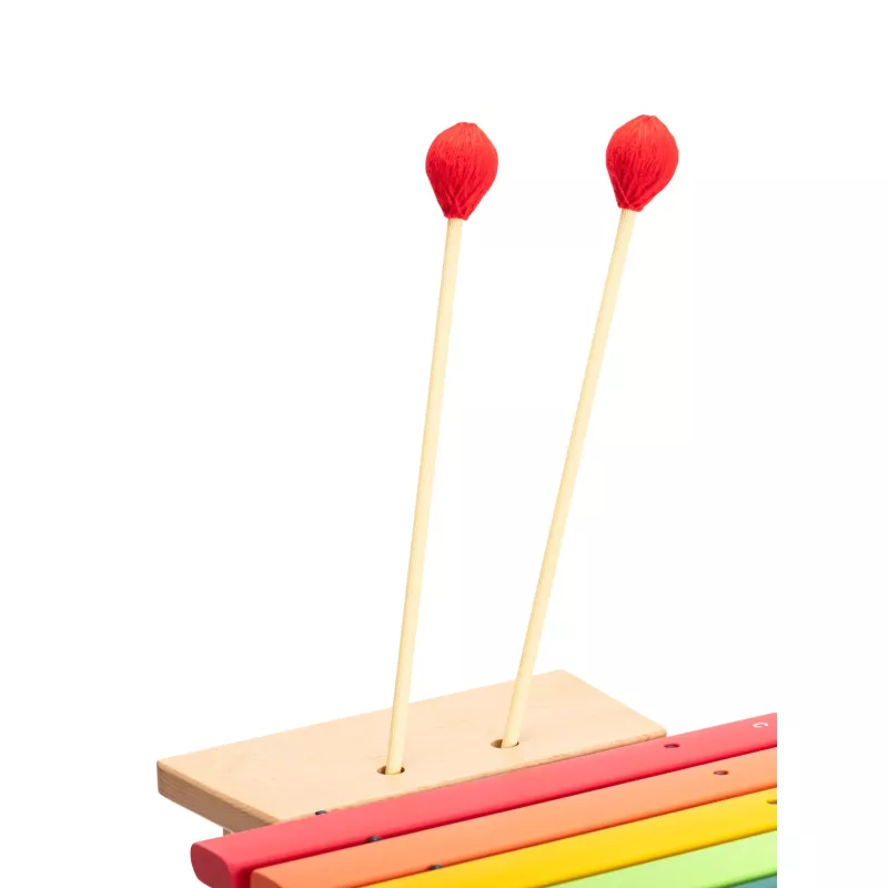 xylophon, Schlägel, Gummi-Kopf, Spielzeuginstrument, bunte (Tasten)