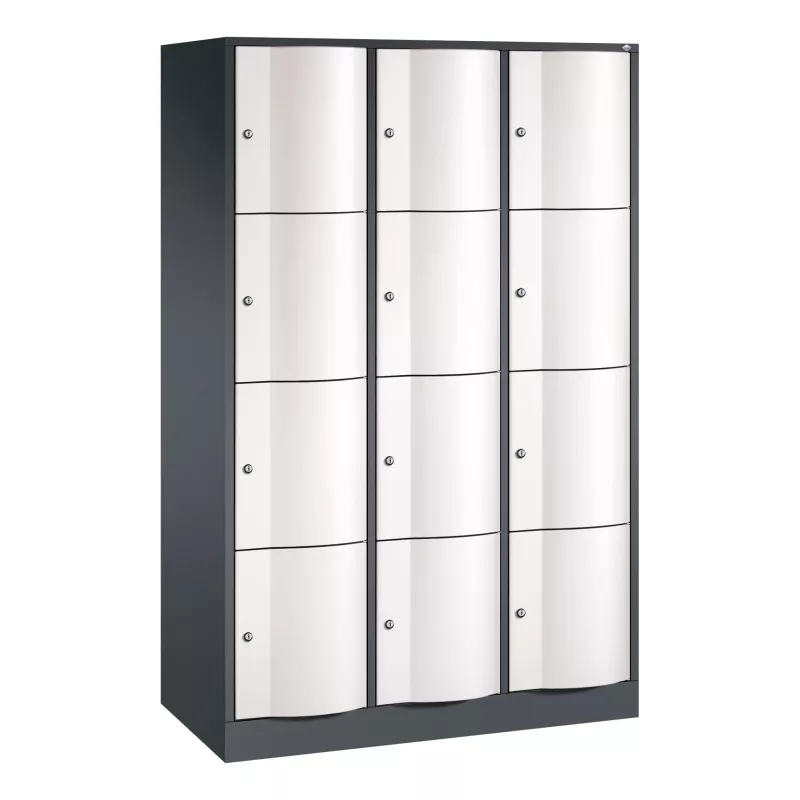 Postfach, Schließfächer, Metall, Grau, Schrank